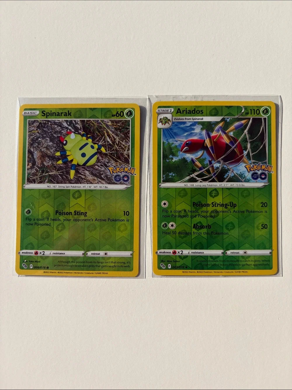 Spinarak Ariados Evolution Lot 5 Cards | Reverse Holo | ✨5/$25✨